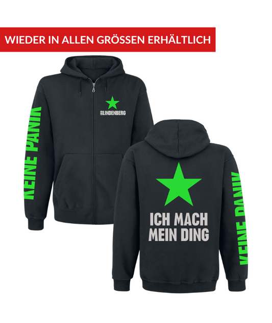 Ich mach mein Ding Zipper „Grüner Stern“